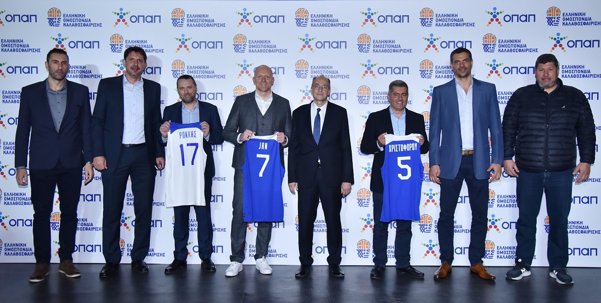 O ΟΠΑΠ Χρυσός Χορηγός της Ελληνικής Ομοσπονδίας Καλαθοσφαίρισης και των Εθνικών Ομάδων Μπάσκετ