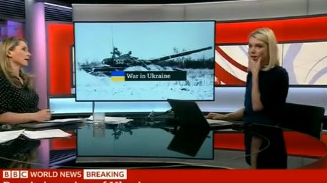 Σοκαριστική στιγμή για Ουκρανή δημοσιογράφο του BBC – Είδε στον “αέρα” το σπίτι της βομβαρδισμένο