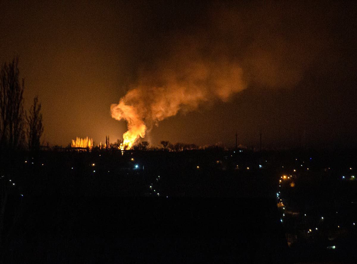 Ουκρανία: Ισχυρή έκρηξη στη Ντανιέτσκ
