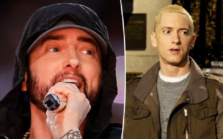 Eminem: Τα φρύδια του ράπερ έκλεψαν την παράσταση στο Super Bowl