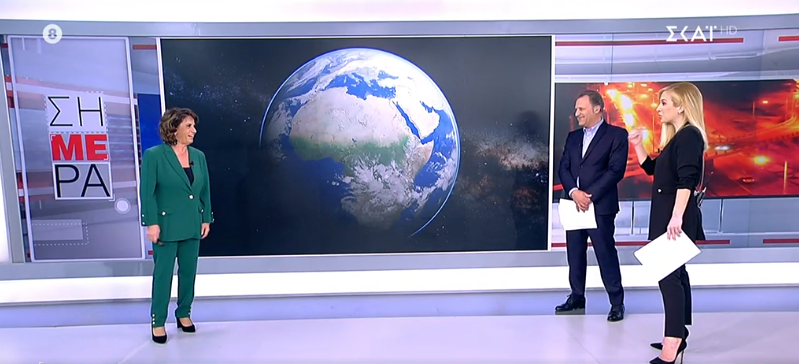 Χριστίνα Σούζη: Το… πράσινο κοστούμι και τα σχόλια των παρουσιαστών