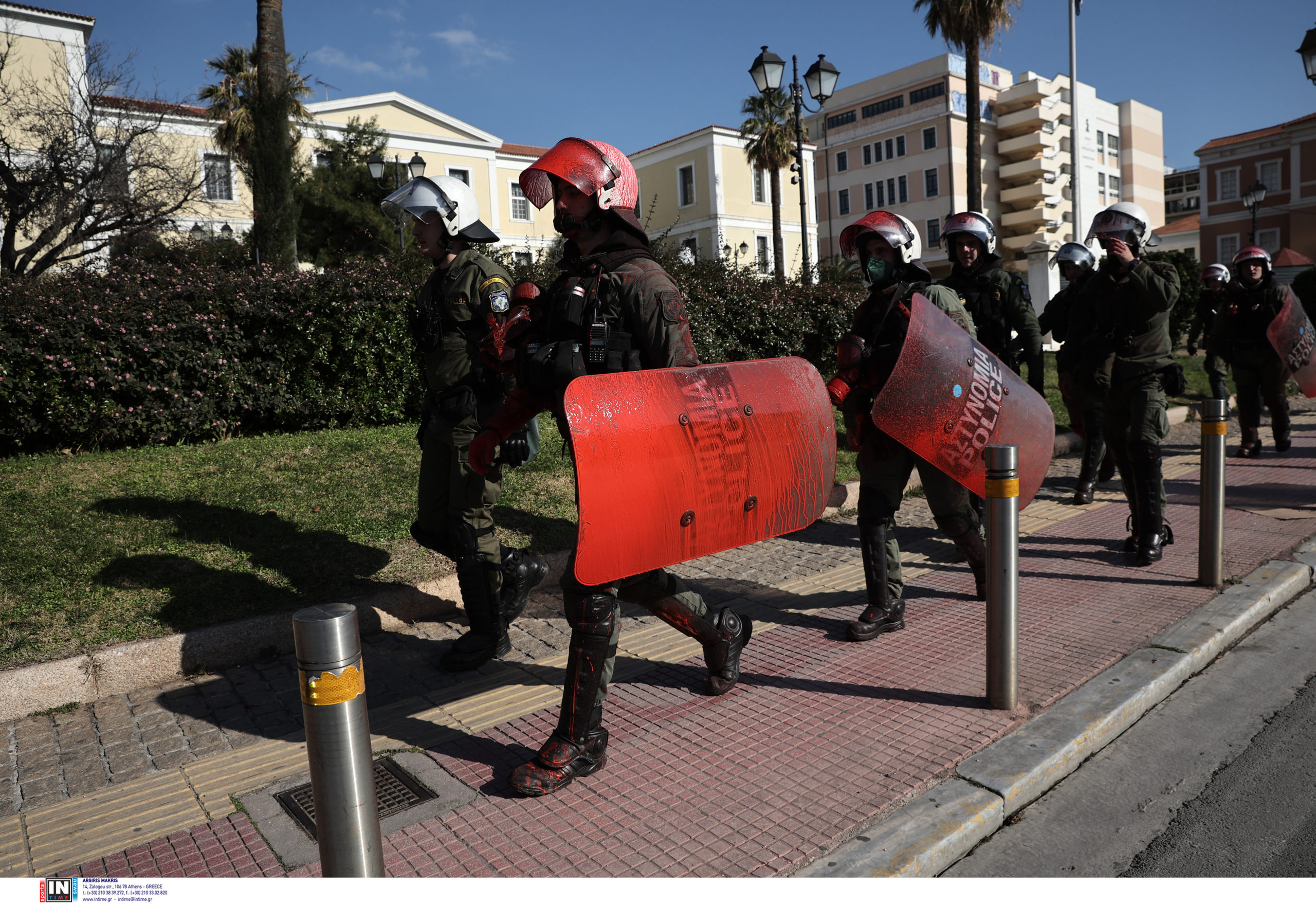 Ένταση συγκέντρωση Αθήνα