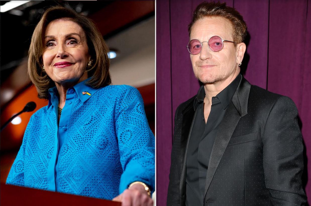 Η Nancy Pelosi διάβασε ποίημα του Bono των U2 μέσα στο Κονγκρέσο