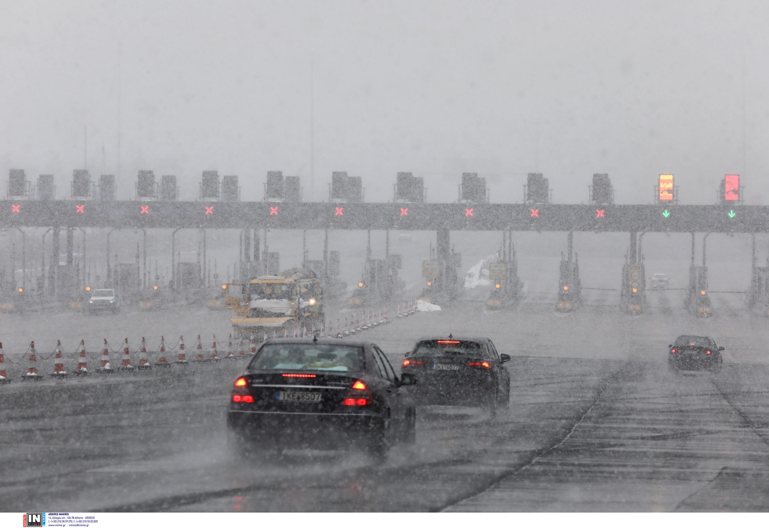 Κακοκαιρία Φίλιππος: Ποιοι δρόμοι είναι κλειστοί στην Αττική λόγω της χιονόπτωσης