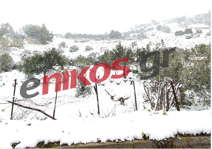 Πεντέλη- χιόνια