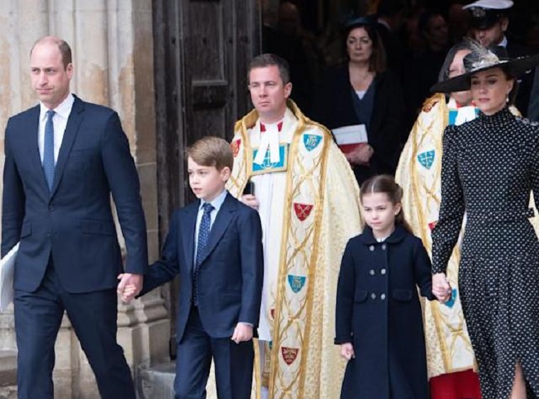 Πριγκίπισσα Σάρλοτ: Η αστεία γκριμάτσα της στο μνημόσυνο του πρίγκιπα Φίλιππου