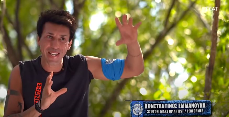 Survivor: Ο Κωνσταντίνος Εμμανουήλ έβαλε “φωτιά” στο Twitter με την ηλικία του