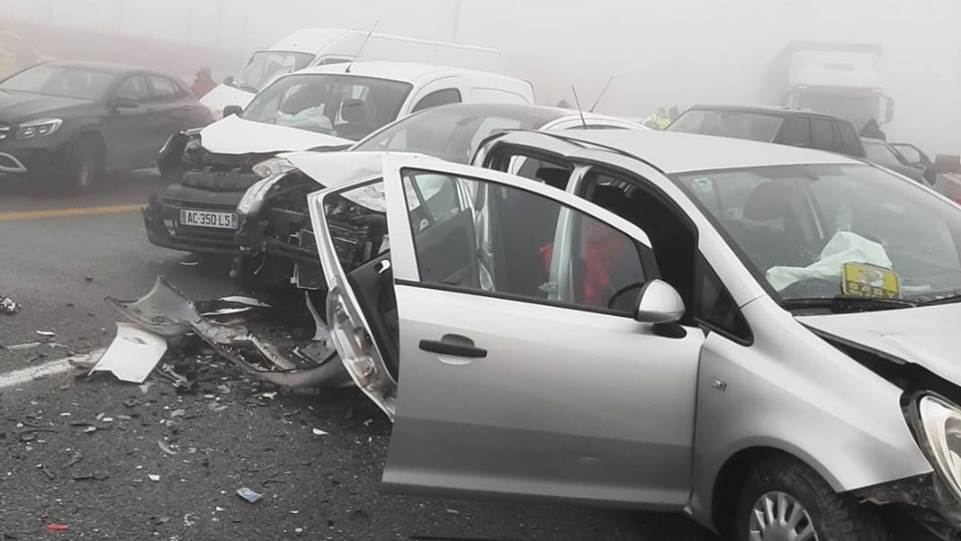 Νέες εικόνες από την καραμπόλα στην Εγνατία Οδό: Δύο έγκυες ανάμεσα στους τραυματίες – Πώς έγινε το τροχαίο