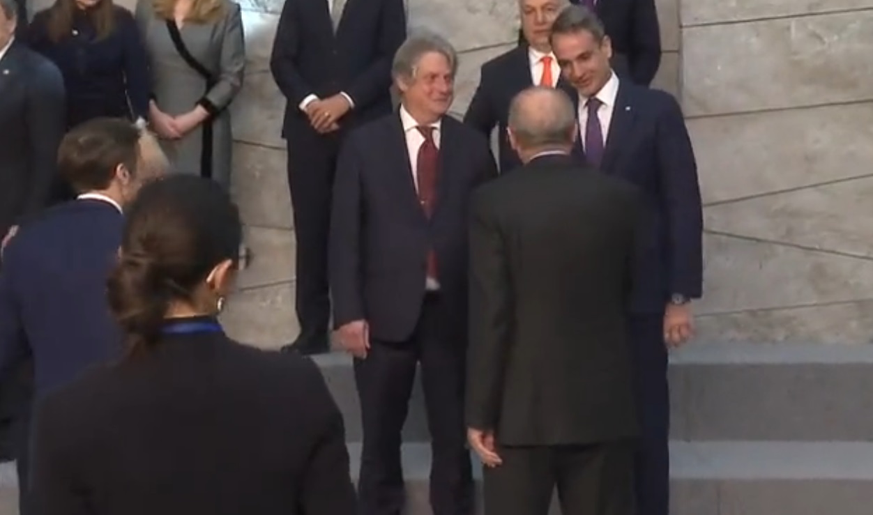 Κυριάκος Μητσοτάκης: Η χειραψία με τον Ταγίπ Ερντογάν στις Βρυξέλλες