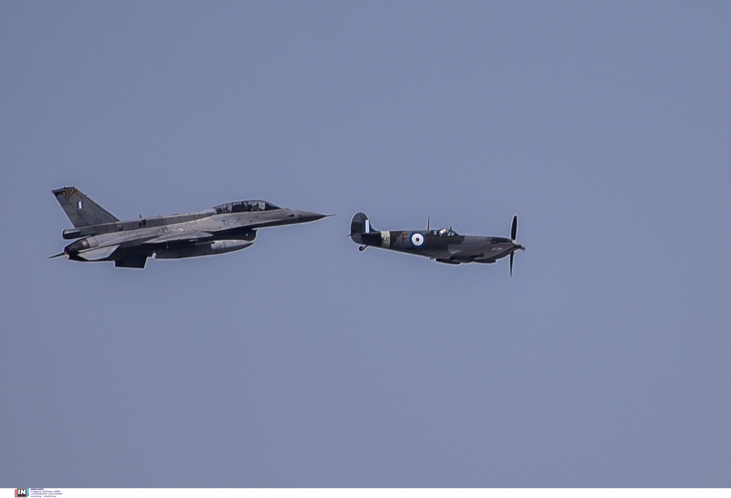 Θεσσαλονίκη: Διελεύσεις μαχητικών αεροσκαφών της Πολεμικής Αεροπορίας στις 12:30