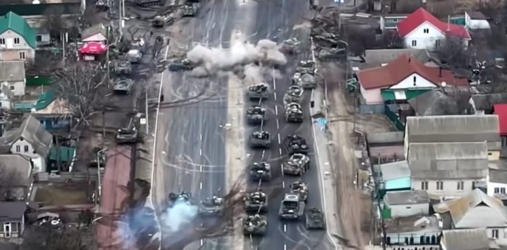 Ουκρανία Κίεβο Ρωσικά Τανκς