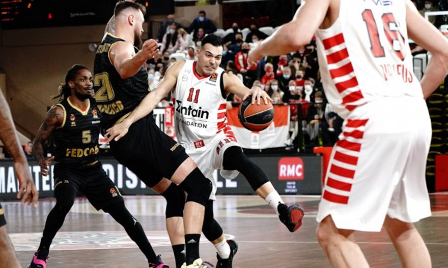 Euroleague: Βαριά ήττα για τον Ολυμπιακό μέσα στο Μονακό (92-72)