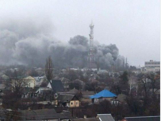 Ουκρανία- πύργος- βομβαρδισμός