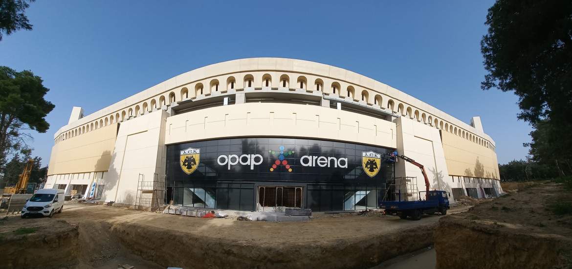 Αποκλειστικές φωτογραφίες από την OPAP ARENA