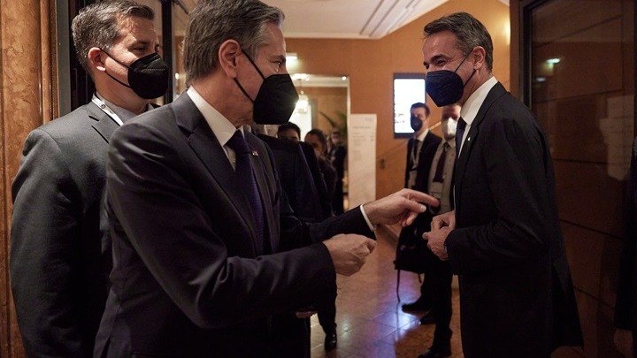 Συνομιλία Μητσοτάκη-Μπλίνκεν – Στενός συντονισμός ενάντια στις ρωσικές επιθέσεις στην Ουκρανία