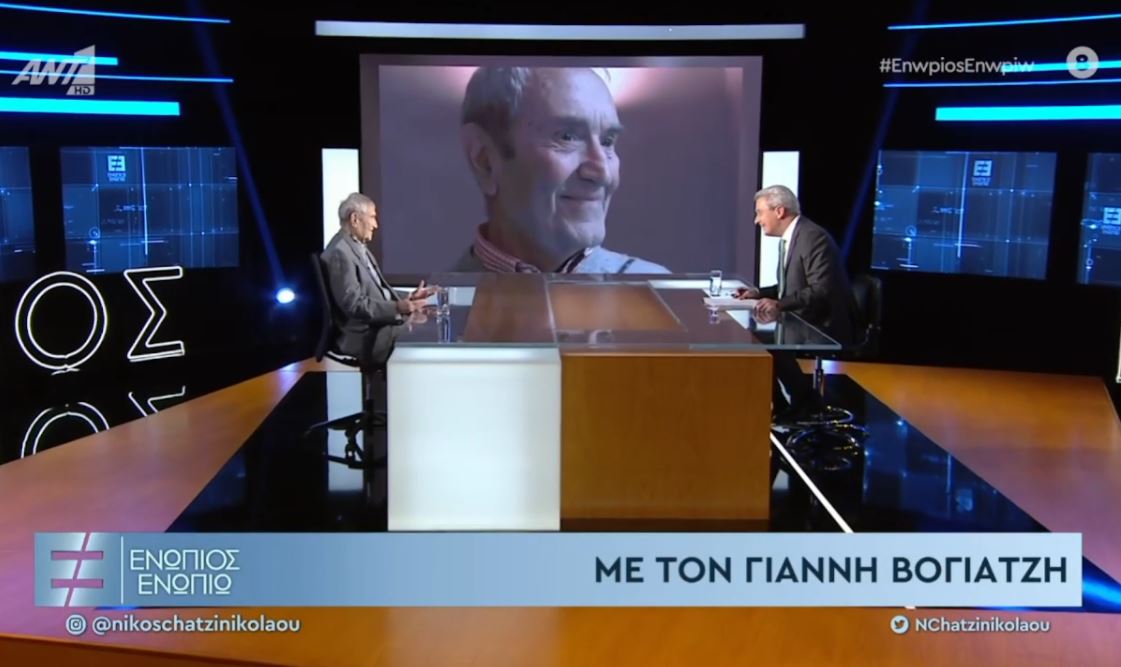 O Γιάννης Βογιατζής στο Ενώπιος Ενωπίω – ΒΙΝΤΕΟ