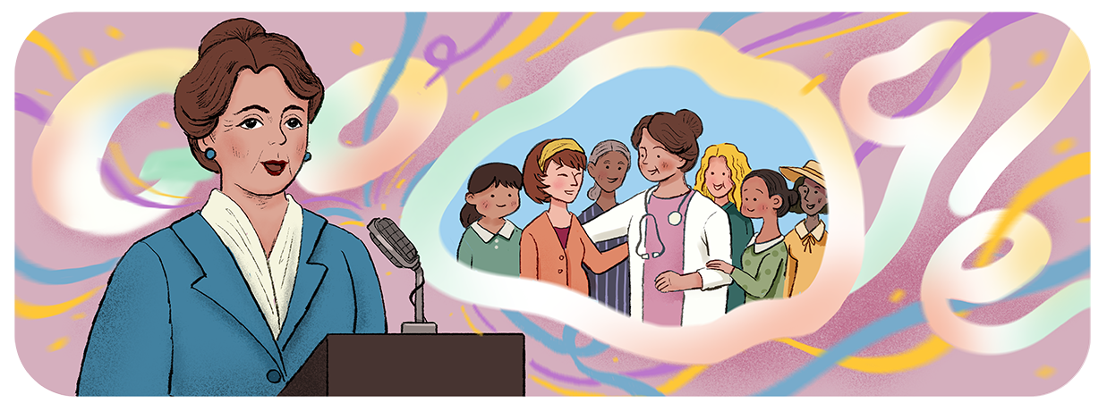 Google Doodle: 155 χρόνια από τη γέννηση της Δρ. Elvira Rawson