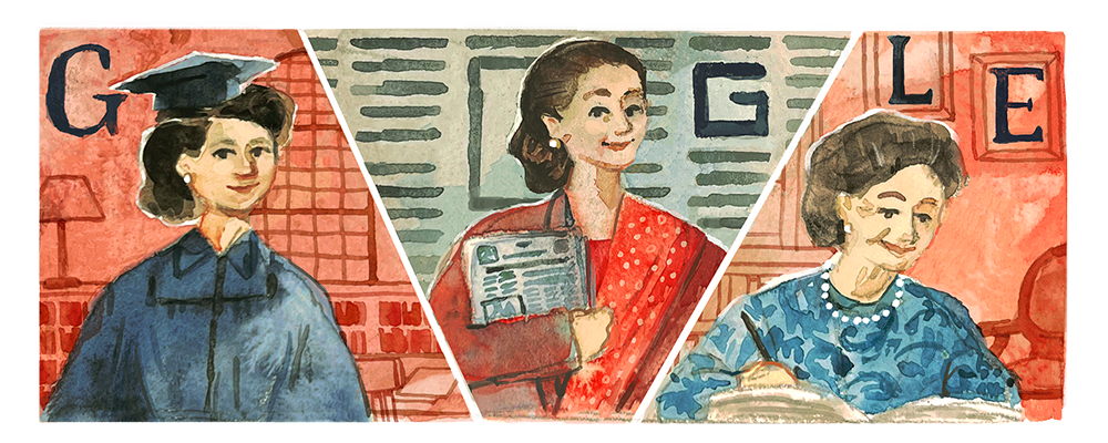 google doodle Siti Latifah Herawati Diah