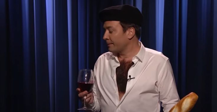 Jimmy Fallon Μακρόν