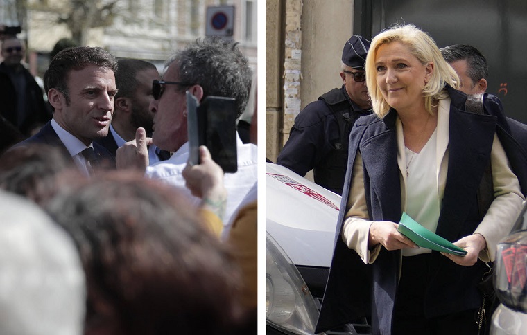 Εκλογές στη Γαλλία: Μειώνει τη διαφορά της από τον Μακρόν η Λεπέν στον δεύτερο γύρο