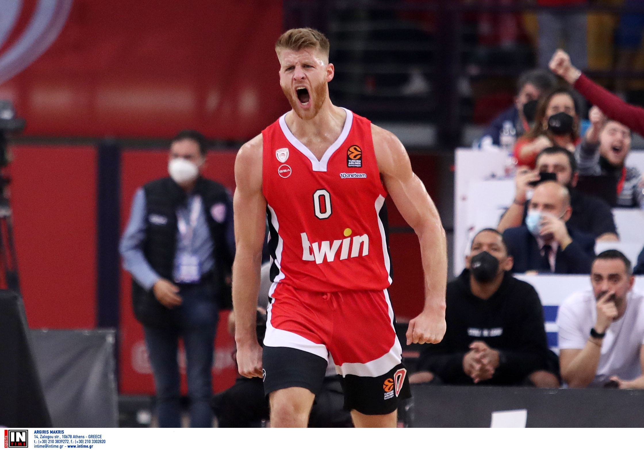 Ολυμπιακός-Μονακό 71-54: Εύκολα το 1-0 οι Ερυθρόλευκοι με άμυνα από… ατσάλι – ΒΙΝΤΕΟ