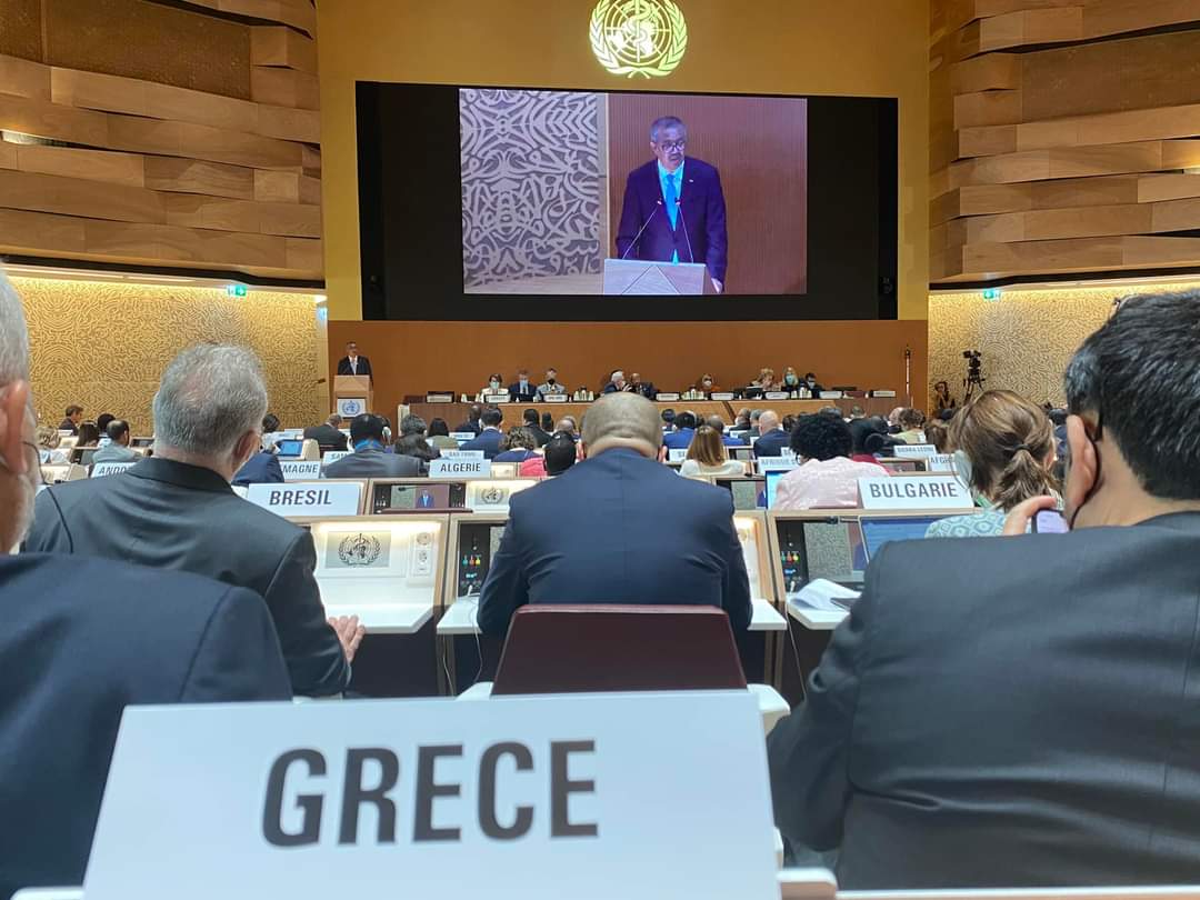 Η Ζωή Ράπτη στην 75η Παγκόσμια Συνέλευση Υγείας του ΠΟΥ