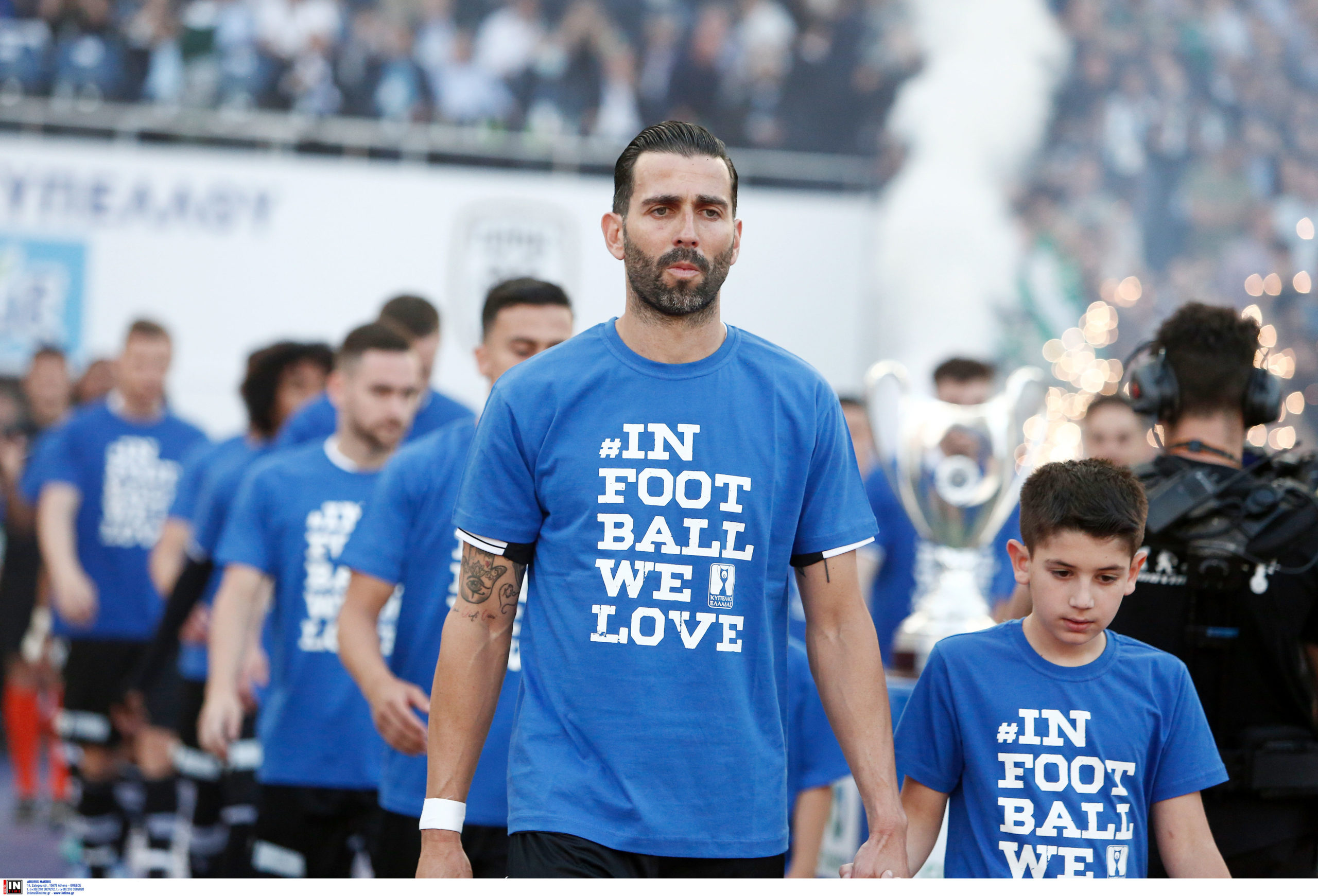 Τελικός Κυπέλλου Ελλάδας: Το ηχηρό μήνυμα στα μπλουζάκια των παικτών