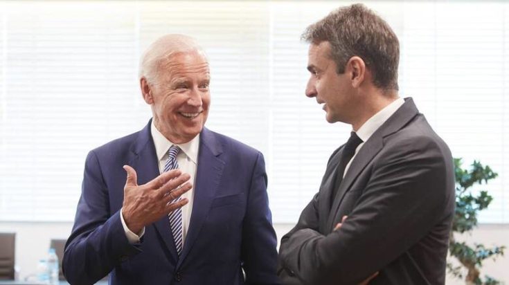 Κυριάκος Μητσοτάκης - Τζο Μπάιντεν