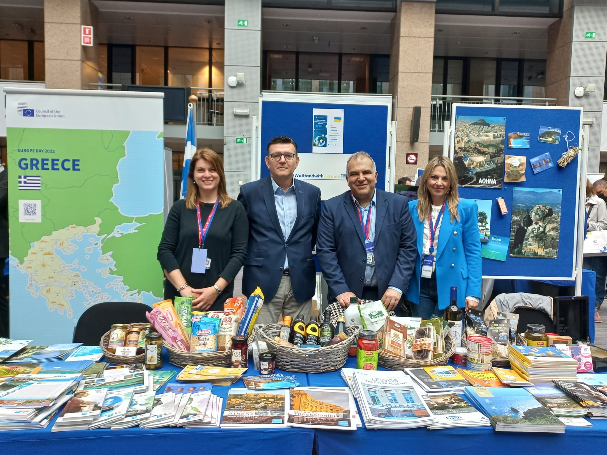 ΕΕ: Ελληνικές γεύσεις και ταξιδιωτικοί προορισμοί στο Ευρωπαϊκό Συμβούλιο ενόψει της Ημέρας της Ευρώπης