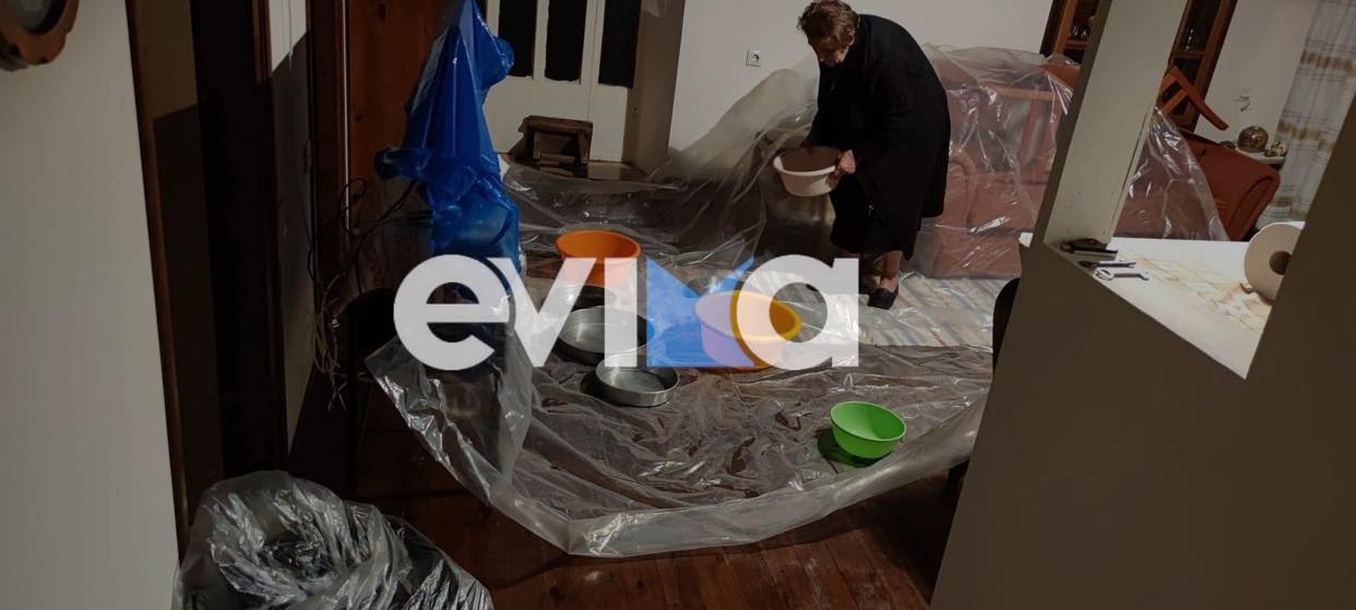 Βόρεια Εύβοια: Στο έλεος της κακοκαιρίας – «Έχουν πλημμυρίσει σπίτια» – ΒΙΝΤΕΟ