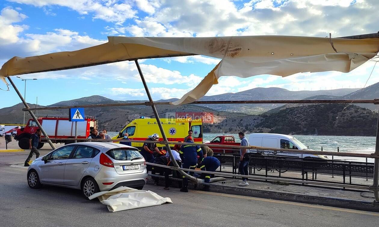 Κεφαλονιά- κακοκαιρία- στέγαστρο