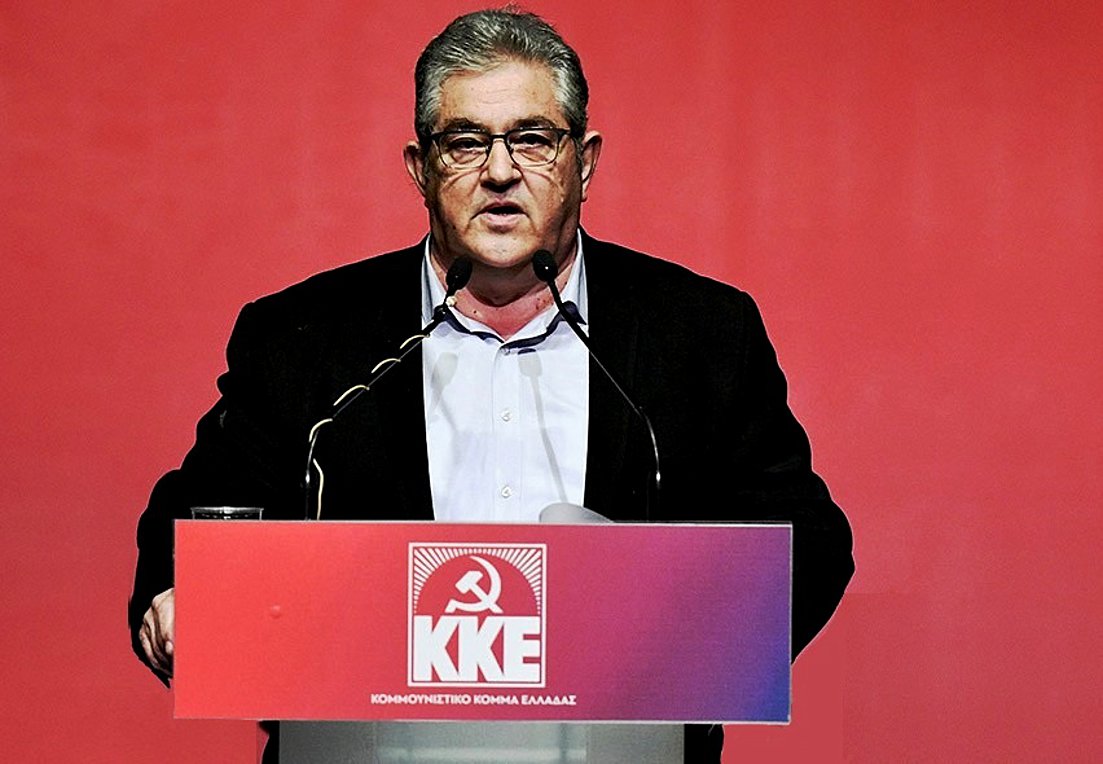 Κουτσούμπας: Η σωστή πλευρά της Ιστορίας είναι ο αγώνας των λαών ενάντια στον ιμπεριαλιστικό πόλεμο και στην εμπλοκή κάθε χώρας