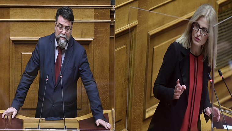 Βουλή: O ΣΥΡΙΖΑ καταγγέλλει τον Βασίλη Οικονόμου – Η κόντρα του βουλευτή της ΝΔ με την Δώρα Αυγέρη
