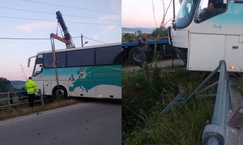 Ατύχημα με λεωφορείο στα Ιωάννινα – Λιποθύμησε στο τιμόνι ο οδηγός