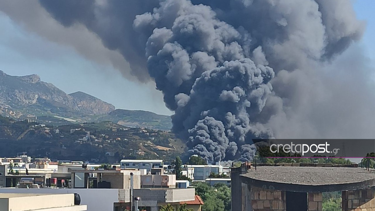 Μεγάλη φωτιά στην Κρήτη: Στη μάχη της κατάσβεσης εναέρια και επίγεια μέσα – ΒΙΝΤΕΟ