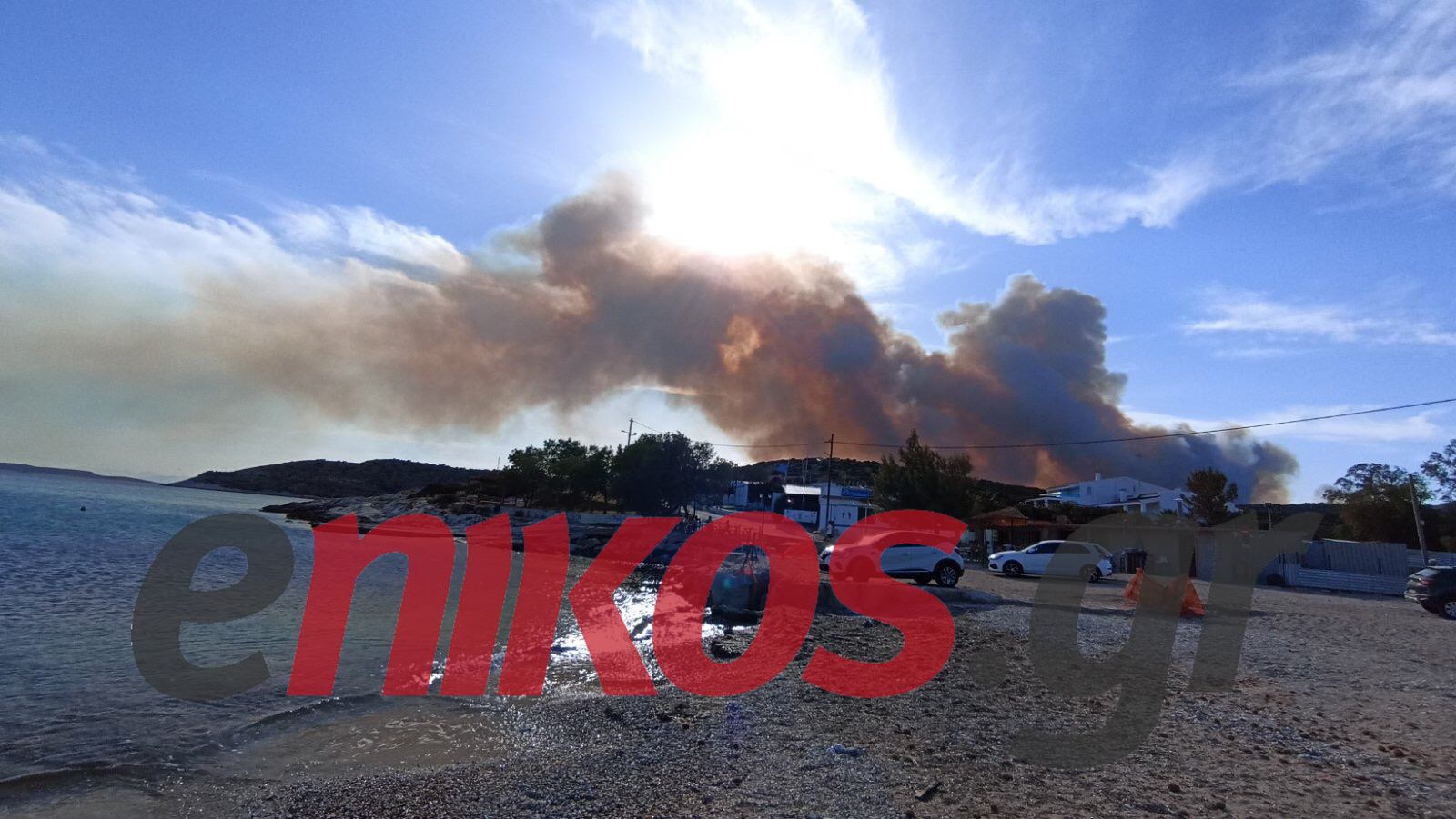 ΒΙΝΤΕΟ-ντοκουμέντο από τη δεύτερη εστία της φωτιάς στη Γλυφάδα