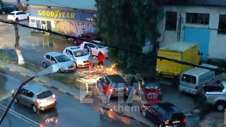 Χαλκίδα: Τροχαίο καραμπόλα κοντά στον Άγιο Στέφανο – ΒΙΝΤΕΟ