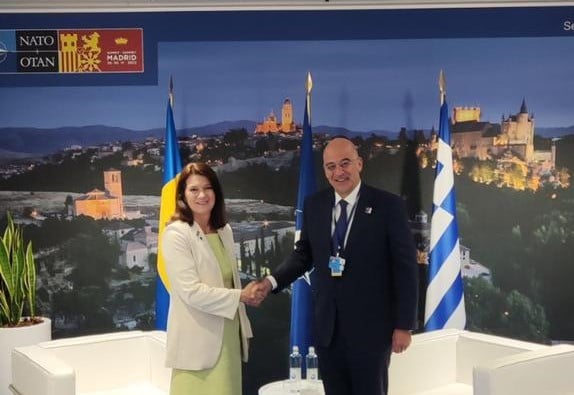 Ν. Δένδιας από Μαδρίτη: Η Ελλάδα ασκεί πολιτική αρχών και υποστηρίζει το αίτημα της Σουηδίας και της Φινλανδίας για ένταξη στο ΝΑΤΟ