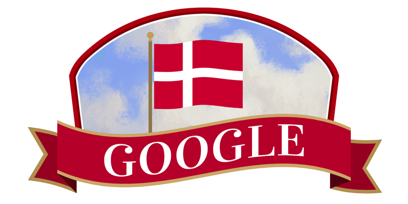 Google Doodle ημέρα του Συντάγματος της Δανίας