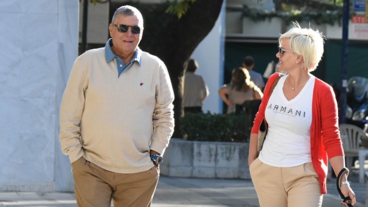 Ο Γιώργος Τράγκας και η Μαρία Καρρά