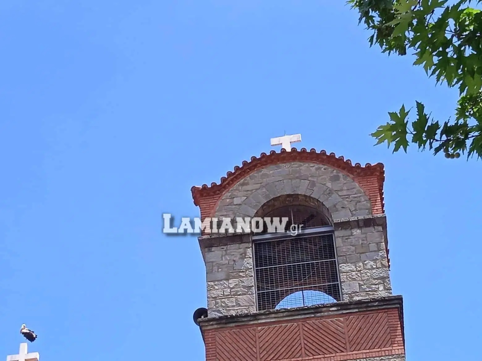 Κακοκαιρία Genesis καμπαναριό κεραυνός