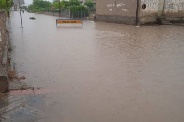 Κακοκαιρία Genesis- Λάρισα