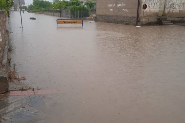 Κακοκαιρία Genesis- Λάρισα