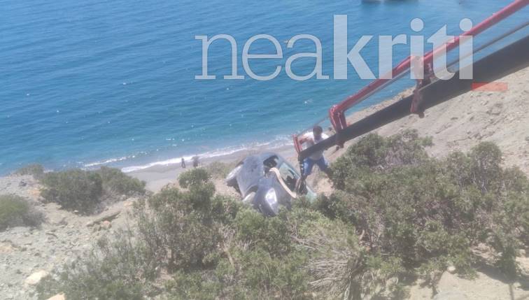 τροχαίο γκρεμός Κρήτη