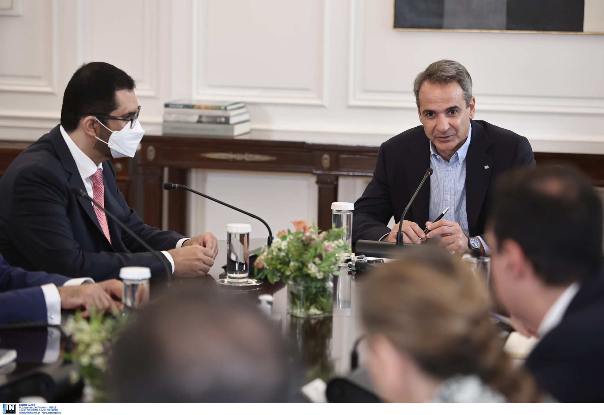 Κυριάκος Μητσοτάκης Dr. Sultan bin Ahmad Sultan Al Jaber