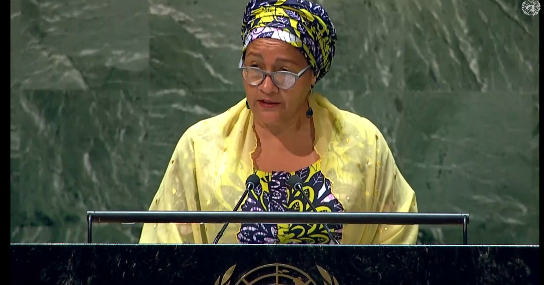 Η Αναπληρώτρια Γενική Γραμματέας του ΟΗΕ Amina Mohammed