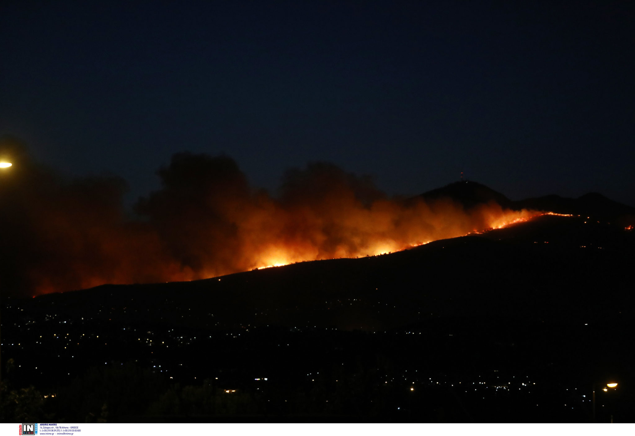 φωτιά στο Ντράφι- Πεντέλη