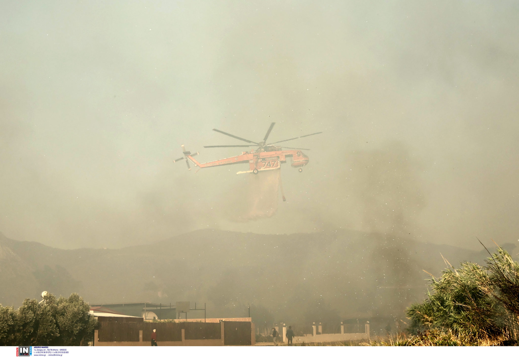 φωτιά στην Πεντέλη