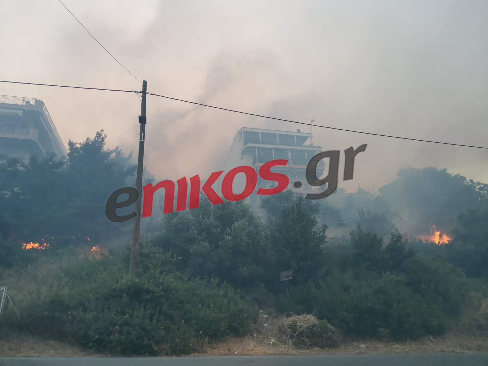 φωτιά στην Ανθούσα