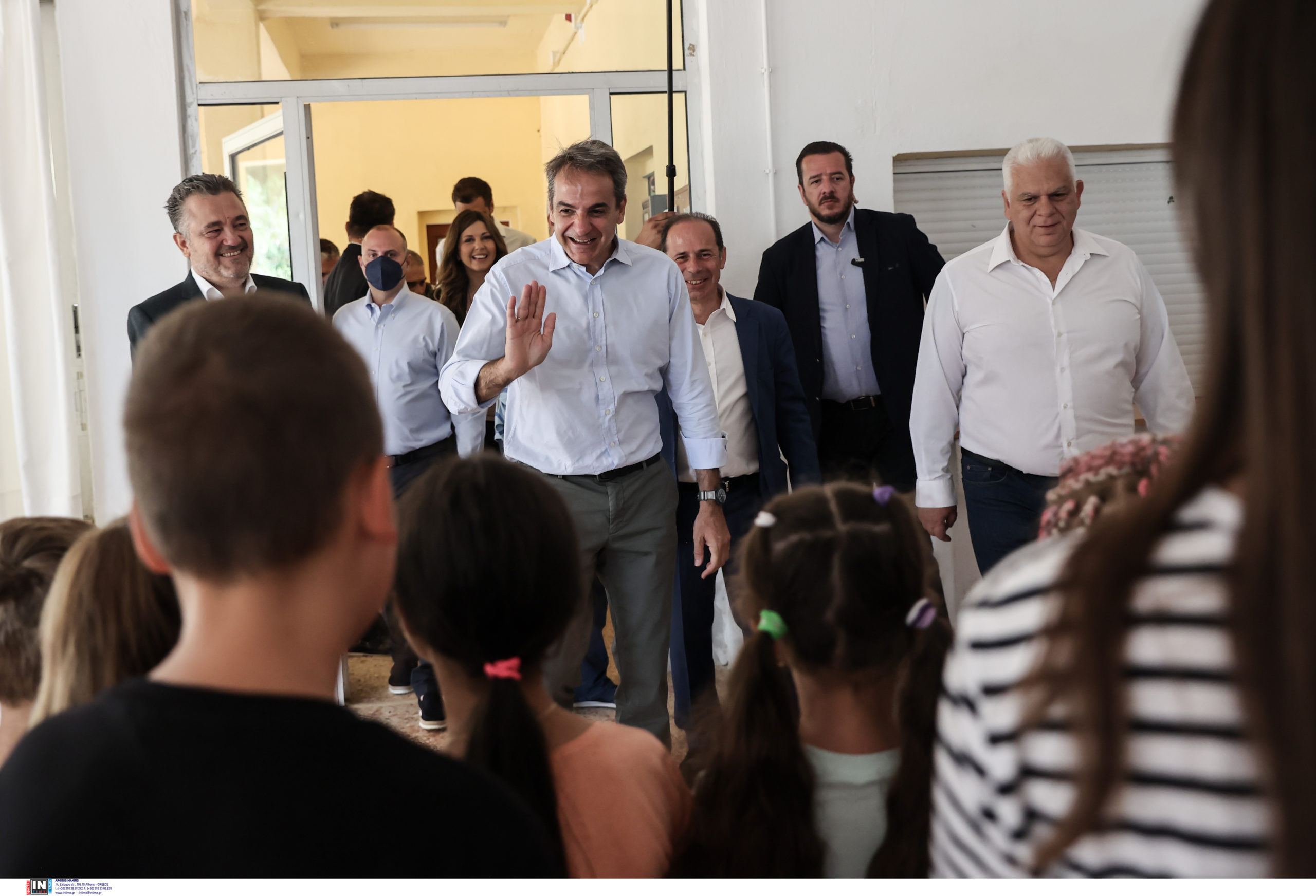 Κυριάκος Μητσοτάκης- Ζωγράφου- κατασκηνώσεις